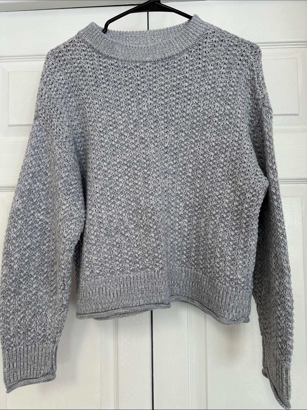 Women’s Grey Cropped Sweater Size XS